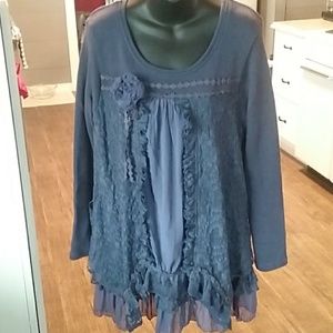 SACRED THREADS sweater tunic/dress size S
